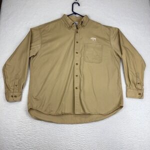 Sierra Pacific Button Down Shirt XL Embroidered Buffalo Western Back Native Read